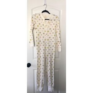 Winter onesie!! Cozy snowflake print j.crew pjs